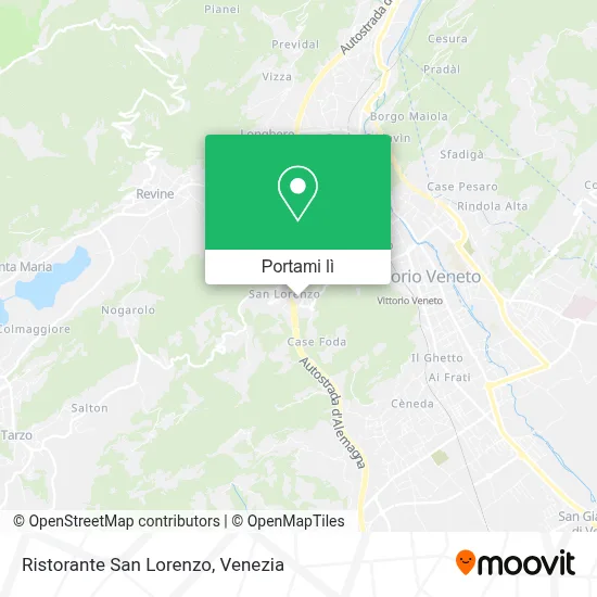 Mappa Ristorante San Lorenzo