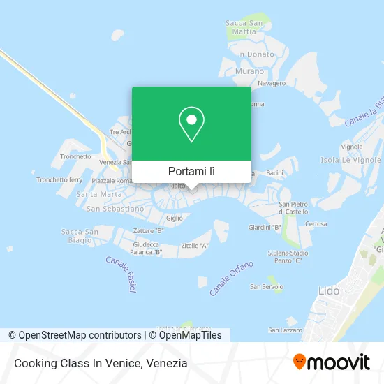 Mappa Cooking Class In Venice