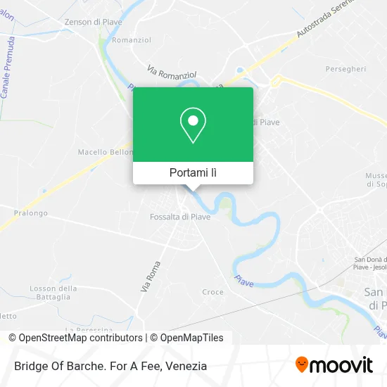 Mappa Bridge Of Barche. For A Fee