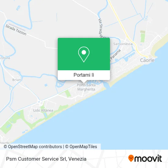 Mappa Psm Customer Service Srl