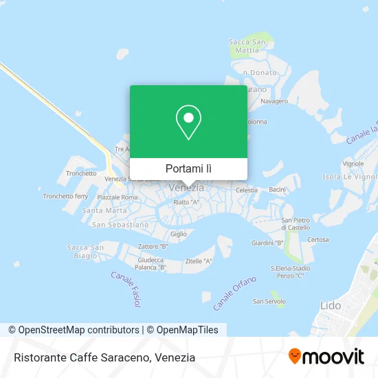 Mappa Ristorante Caffe Saraceno