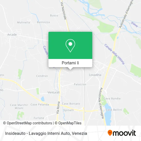 Mappa Insideauto - Lavaggio Interni Auto