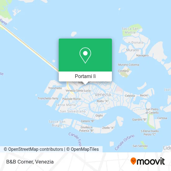 Mappa B&B Corner