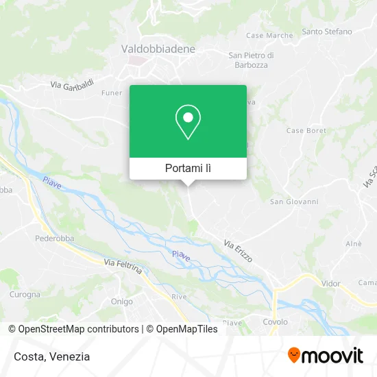 Mappa Costa