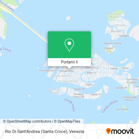 Mappa Rio Di Sant'Andrea (Santa Croce)