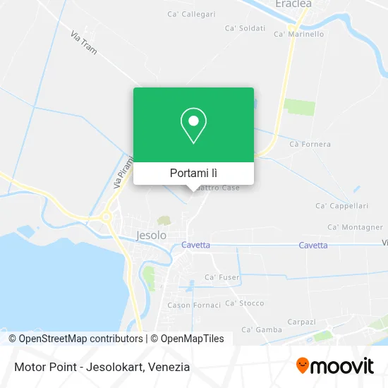 Mappa Motor Point - Jesolokart