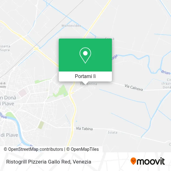 Mappa Ristogrill Pizzeria Gallo Red
