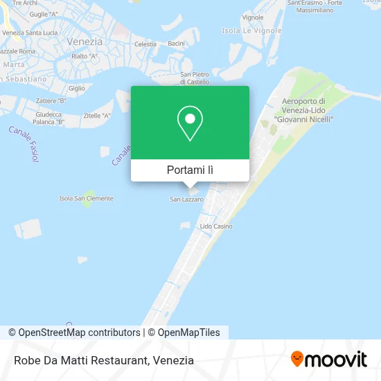 Mappa Robe Da Matti Restaurant