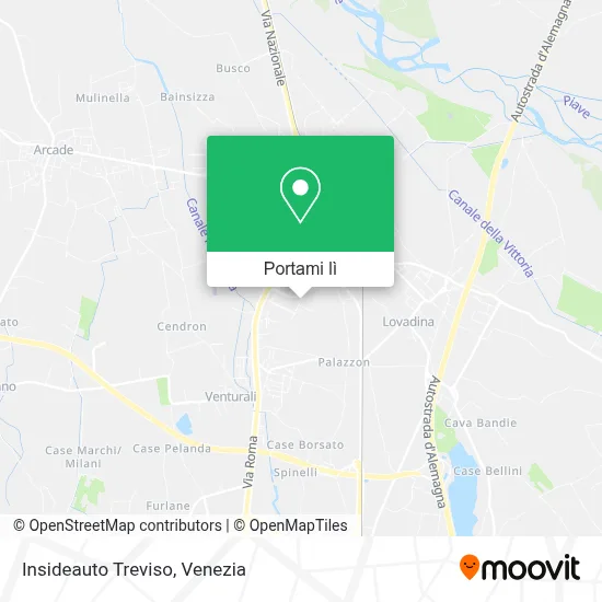 Mappa Insideauto Treviso
