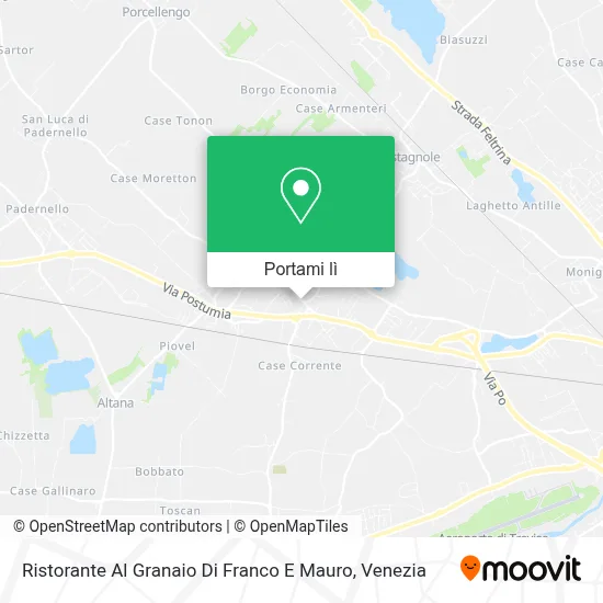 Mappa Ristorante Al Granaio Di Franco E Mauro