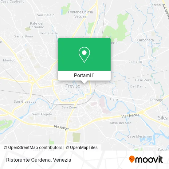 Mappa Ristorante Gardena