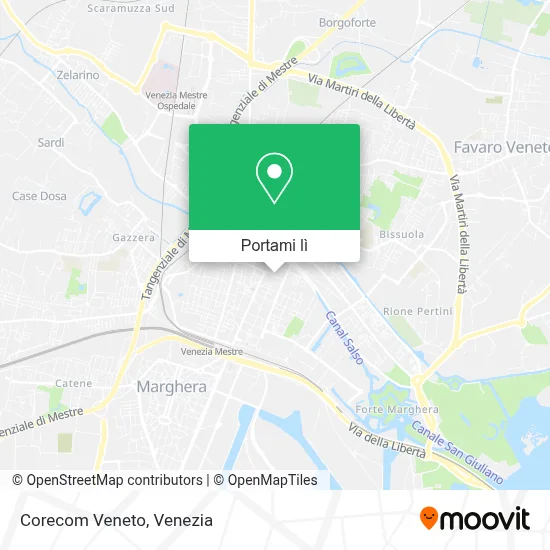 Mappa Corecom Veneto