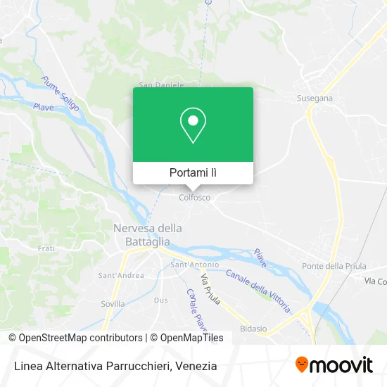 Mappa Linea Alternativa Parrucchieri