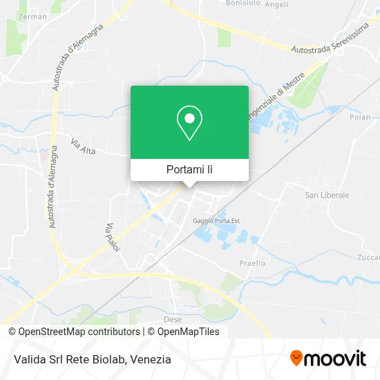 Mappa Valida Srl Rete Biolab