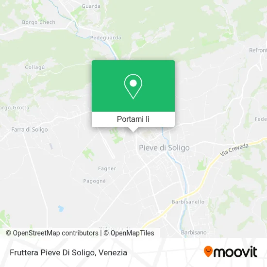 Mappa Fruttera Pieve Di Soligo