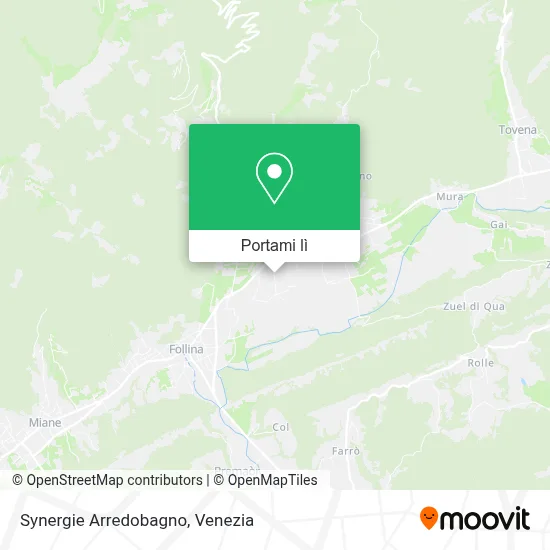 Mappa Synergie Arredobagno