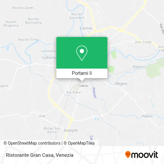 Mappa Ristorante Gran Casa