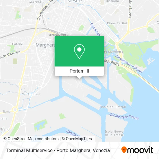 Mappa Terminal Multiservice - Porto Marghera