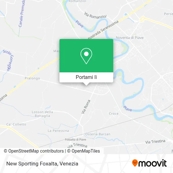 Mappa New Sporting Foxalta