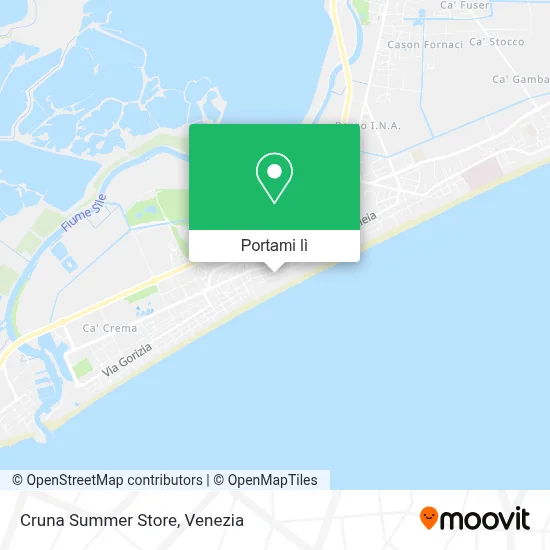 Mappa Cruna Summer Store