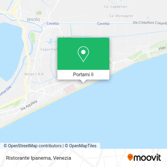 Mappa Ristorante Ipanema