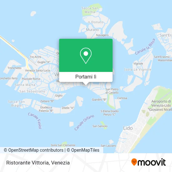 Mappa Ristorante Vittoria