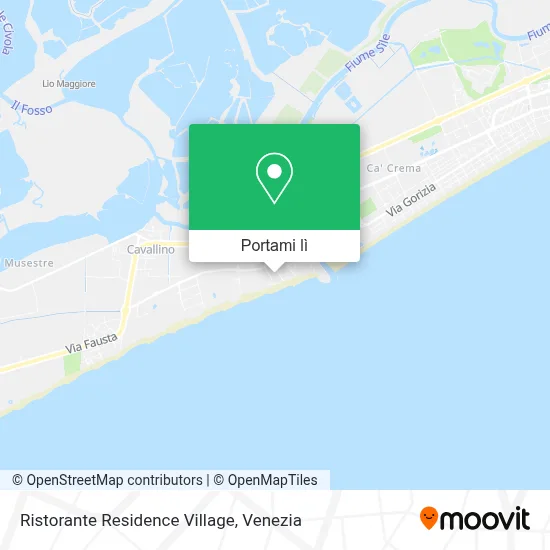 Mappa Ristorante Residence Village