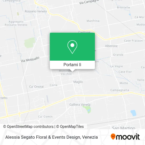 Mappa Alessia Segato Floral & Events Design