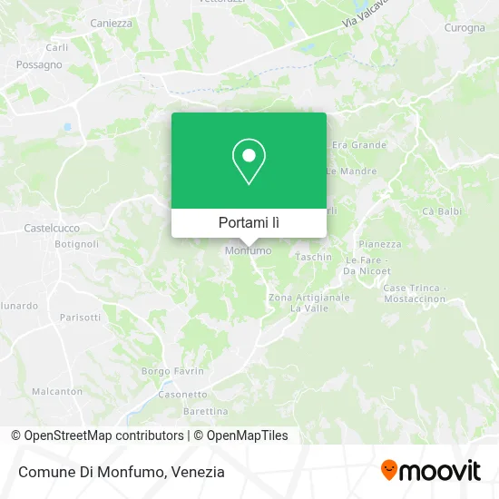 Mappa Comune Di Monfumo