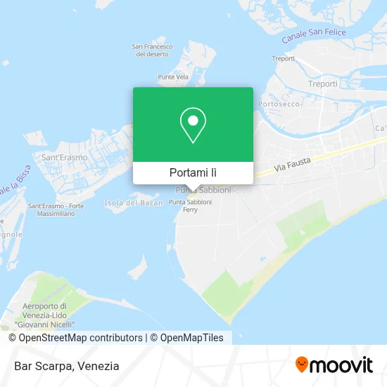 Mappa Bar Scarpa