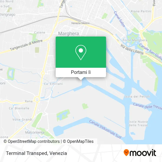Mappa Terminal Transped