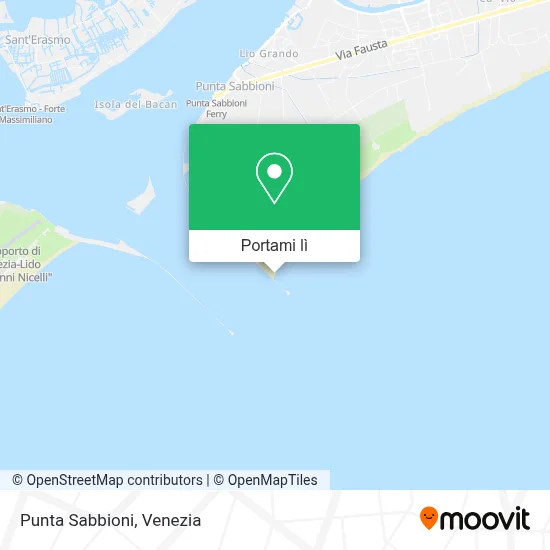 Mappa Punta Sabbioni