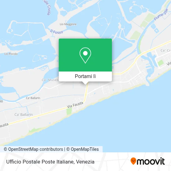 Mappa Ufficio Postale Poste Italiane