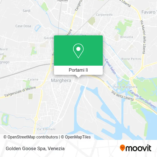 Mappa Golden Goose Spa