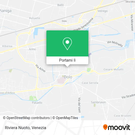 Mappa Riviera Nuoto