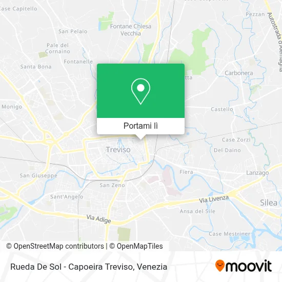 Mappa Rueda De Sol - Capoeira Treviso