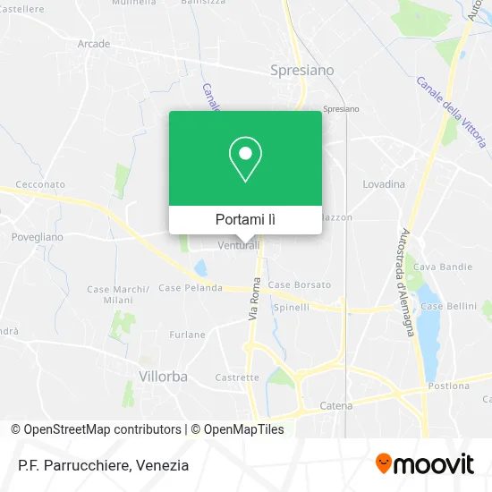 Mappa P.F. Parrucchiere