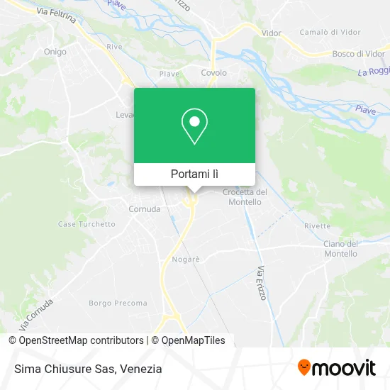 Mappa Sima Chiusure Sas