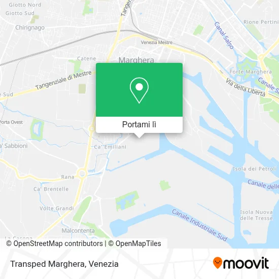 Mappa Transped Marghera
