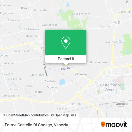 Mappa Forme Castello Di Godego