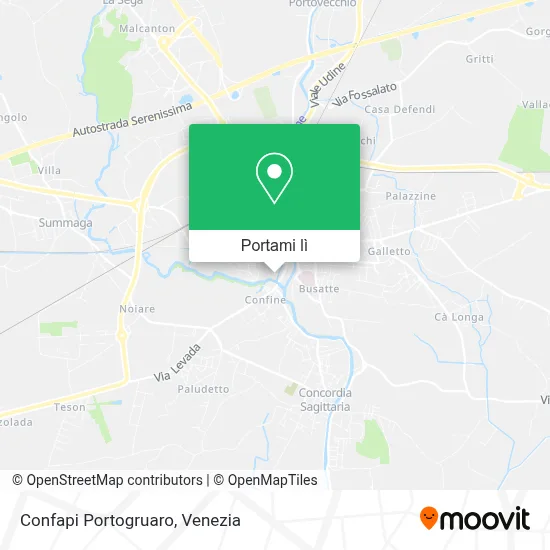 Mappa Confapi Portogruaro