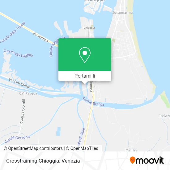 Mappa Crosstraining Chioggia