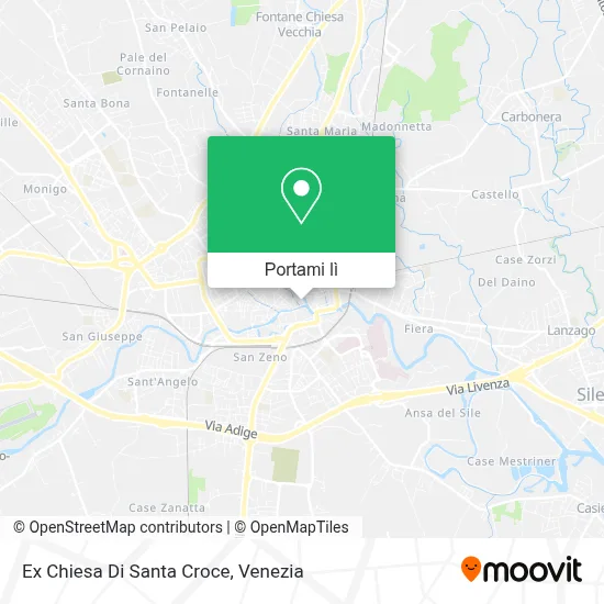 Mappa Ex Chiesa Di Santa Croce
