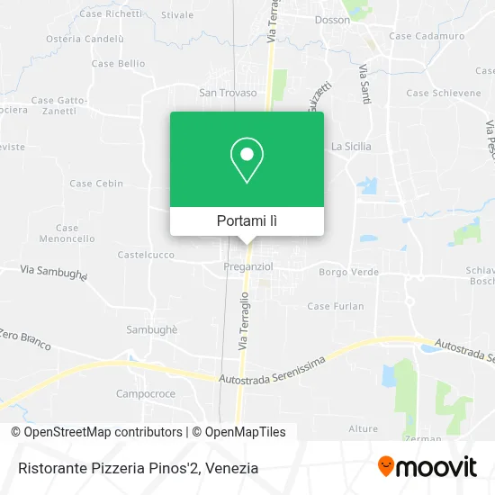 Mappa Ristorante Pizzeria Pinos'2