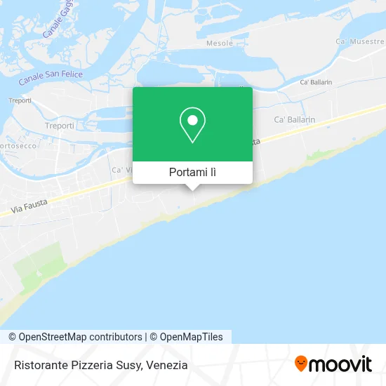 Mappa Ristorante Pizzeria Susy