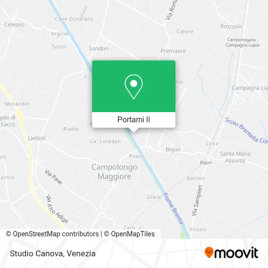 Mappa Studio Canova