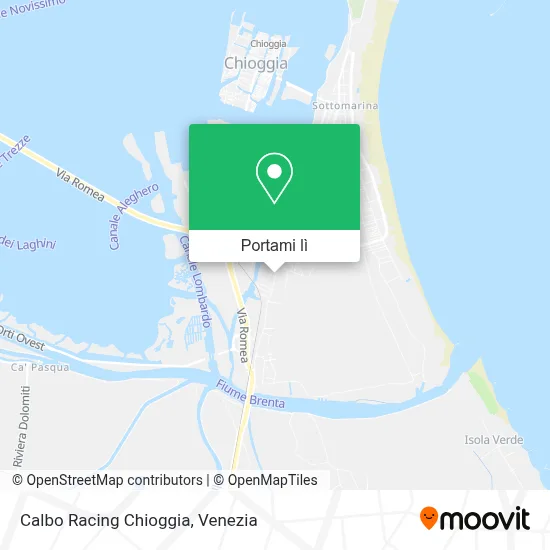 Mappa Calbo Racing Chioggia