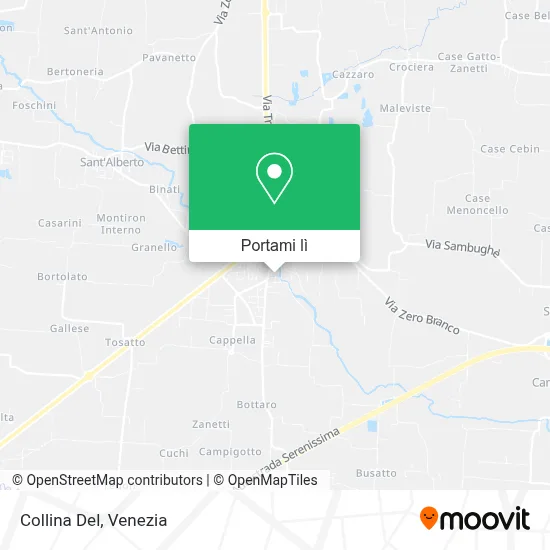 Mappa Collina Del