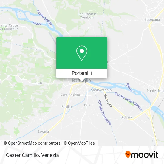 Mappa Cester Camillo