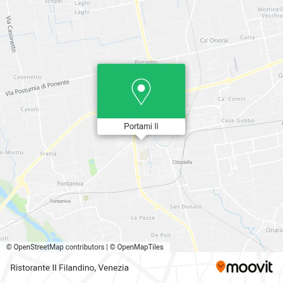 Mappa Ristorante Il Filandino
